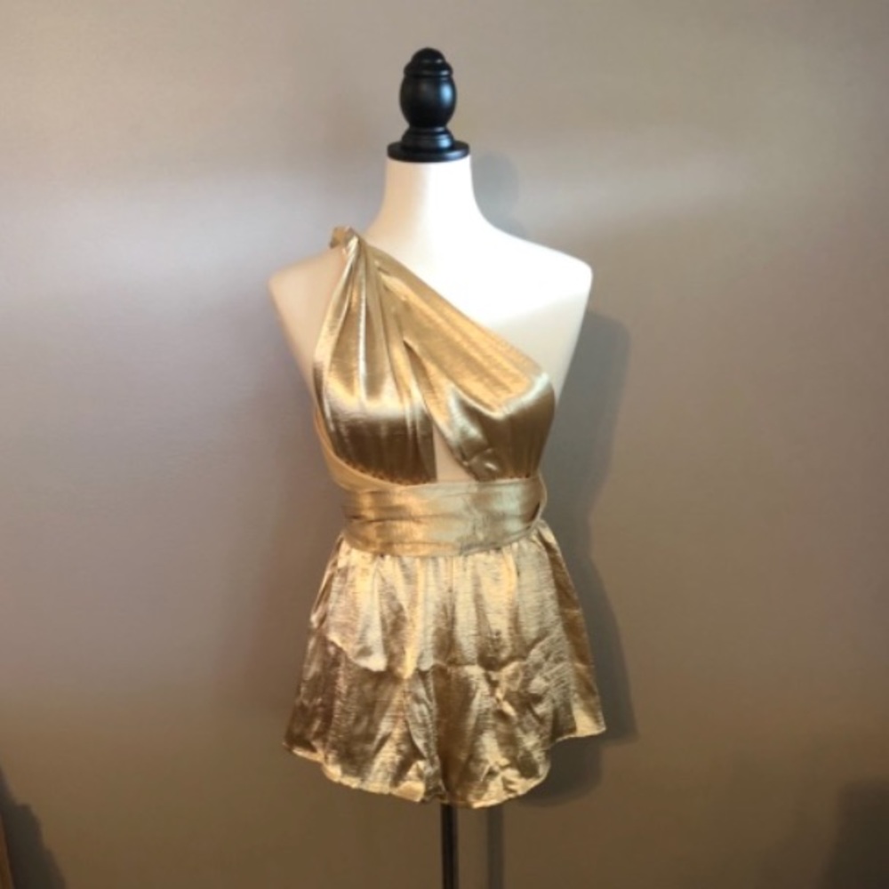Reverse Fashion Gold Multiway Romper